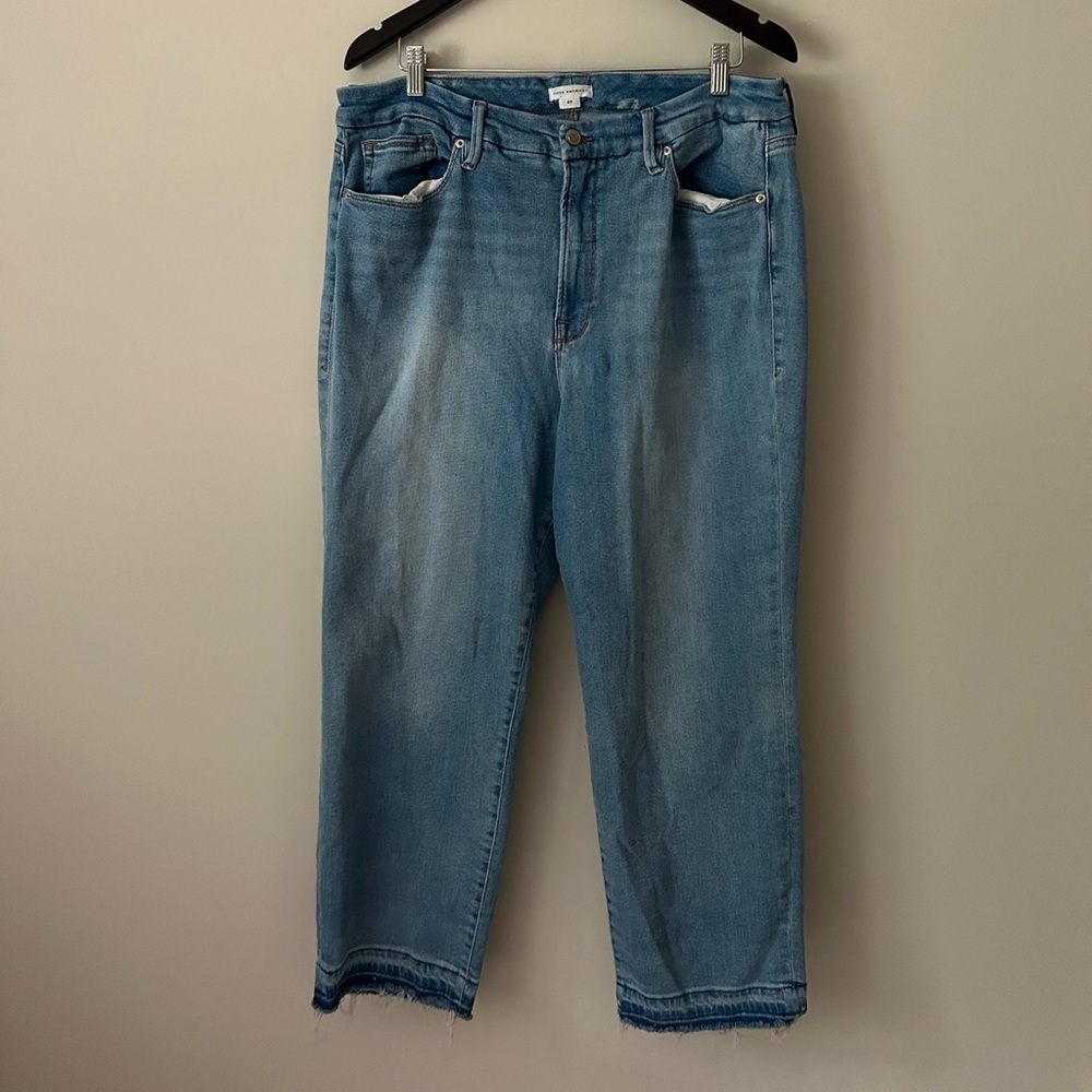 Good American Good Icon Straight Jeans Size 22W